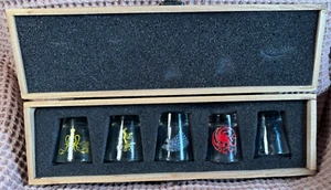 Game of Thrones Rare HBO Collectors Edition Boxset of House Sygil Shot Glasses  - Picture 1 of 11