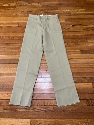 Red Kap Mens Work Pants Size 33 33x37U UNHEMMED Beige Poly Cotton NWT NEW - Image 1 of 4