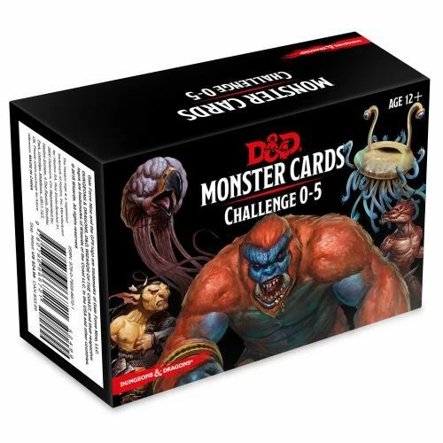 Dungeons and Dragons Spellbook Cards: Monsters 0-5 (d&d Accessory) by Dungeons & Dragons (2019, Novelty Book)
