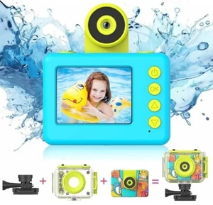 Kids Action Camera Digital Camera Video Camera Waterproof Helmet Camera for Kids - Picture 1 of 7