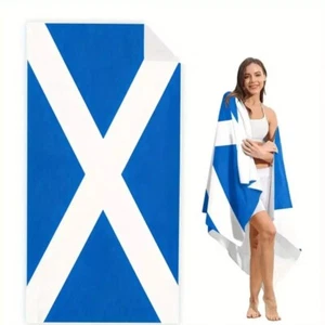 Toalla Bandera Escocia Patrón Baño Playa Grande Suave Algodón Toalla Regalo 152 x 76cm - Imagen 1 de 8