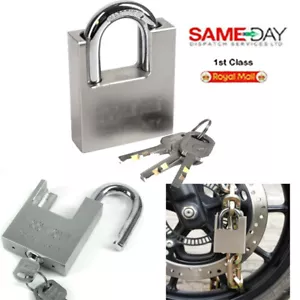 LOCK Heavy Duty Padlock Key Weatherproof Best Used for Storage Units - Picture 1 of 10