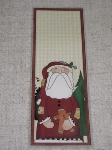 PRIMITIVE SANTA CLAUS LAMINATED BOOKMARK CS1219 - Picture 1 of 1