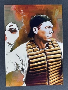 Bill Dickey #3 2015 Edward Vela Edizione Limitata Artista Firmato Stampa Giclée /25 - Foto 1 di 2