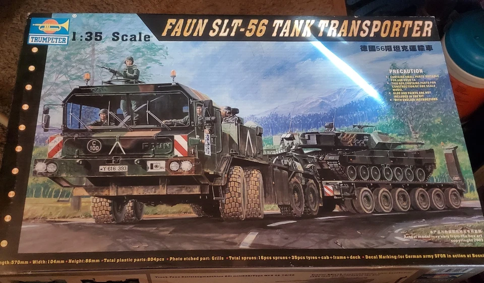 Transportador de tanque Trompetero 1/35 Fauno SLT-56 Foto 1 de 1