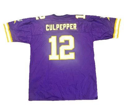 Camiseta de los Minnesota Vikings XL Dante Culpepper para hombre púrpura púrpura Duante Foto 1 de 4