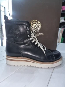 Alberto Fasciani Sneakers Uomo Nero Size Eu43 AFB52 - Picture 1 of 9