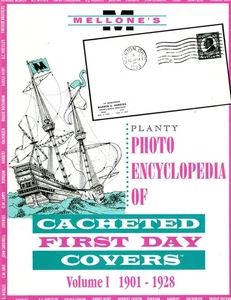 Mellone Planty Photo Encyclopedia First Day Covers 1901-28 Volume I Bound  - Picture 1 of 2