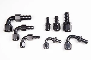 Radium Engineering for 8AN 90Deg Pushlok Hose End - Picture 1 of 4