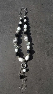 Halskette Kette mit bunten Kugeln Schmuck Modeschmuck - Bild 1 von 5