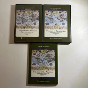 Great Courses Conquest Of the Americas Parts 1 & 2 (24 Lectures) 4 Discs, Book - Bild 1 von 2