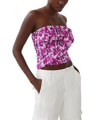 French Connection Aria Faris Printed Sleeveless Top MSRP $78 - Image 1 of 3