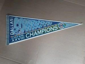 DALLAS COWBOYS XXVIII CHAMPIONS..GAGLIARDETTO 12X30 - Foto 1 di 5
