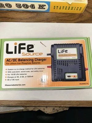 Cargador de equilibrio Hobbico Life Source AC/DC HCAM6375-TOTALMENTE NUEVO Foto 1 de 2