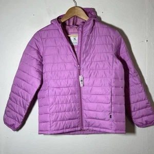 Chaqueta acolchada ligera Gap Cold Control niñas XL (12) resistente al agua NUEVA - Imagen 1 de 4