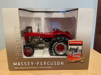 2007 1/16 Massey Ferguson 98 GM trator diesel Firestone Wheels Of Time #1099 - Imagem 1 de 4