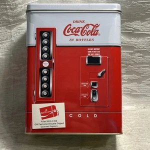 Vintage Coca Cola Tin Bottle Vending Machine | "Ice Cold" 1997 Pop Corn-- 8835 - Picture 1 of 11