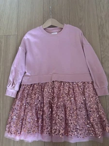 Next Pink Sequin Sparkly Dress Age 3 - Picture 1 of 1