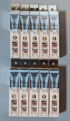 LOT of 10 L’Oreal True Match Eye Cream Concealer In Light Clair C3-4 New - Image 1 of 3