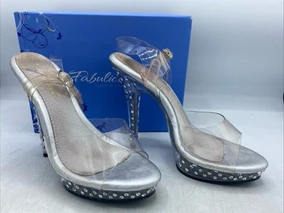 Sandalias Pleaser Fabulicious para mujer talla 8M plataforma tacón alto hebilla al tobillo Foto 1 de 4