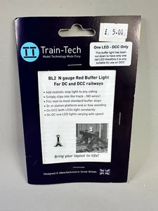 Train Tech BL2 Spur N rotes Pufferlicht für DCC Eisenbahnen - Bild 1 von 1