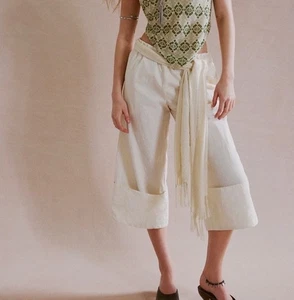Free People Damen Lulu Bündchenhose Gr. XL - Bild 1 von 4