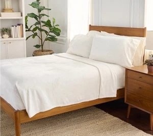 Berkshire Queen Velvetsoft avorio set lenzuola 6 pezzi federe extra sensazione velluto - Foto 1 di 5