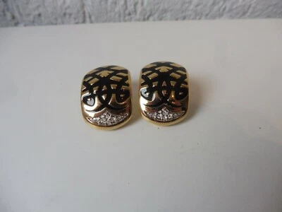 Schöne große Ohrringe / Ohrclips  vergoldet Pierre Lang! - Bild 1 von 4