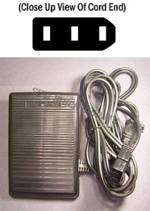 FOOT CONTROL PEDAL W/ Cord Good Housekeeper FA-772 Pfaff 4752 Necchi 520 521 522 - Picture 1 of 3