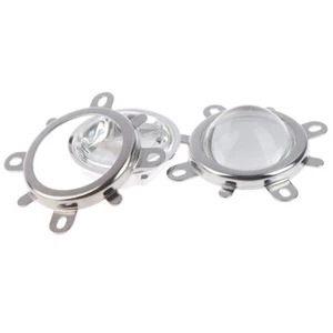 3PCS/set LED Lens Glass Reflector Collimator Fixed Bracket COB High Power Ch L❤D - Picture 1 of 14
