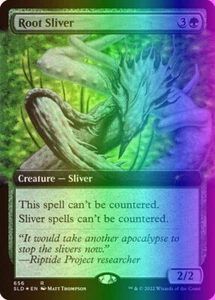 MTG Magic the Gathering Root Sliver (656/1431) Secret Lair Drop Series LP FOIL - Picture 1 of 1