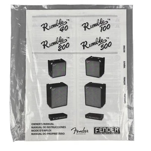 Fender Rumble 40, Rumble 100, Rumble 200, Rumble 500, Manual - Picture 1 of 4