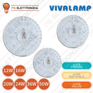 Circolina LED con calamita 12 20 24 36 50 sostituisce il classico NEON CIRCOLARE - Foto 1 di 19