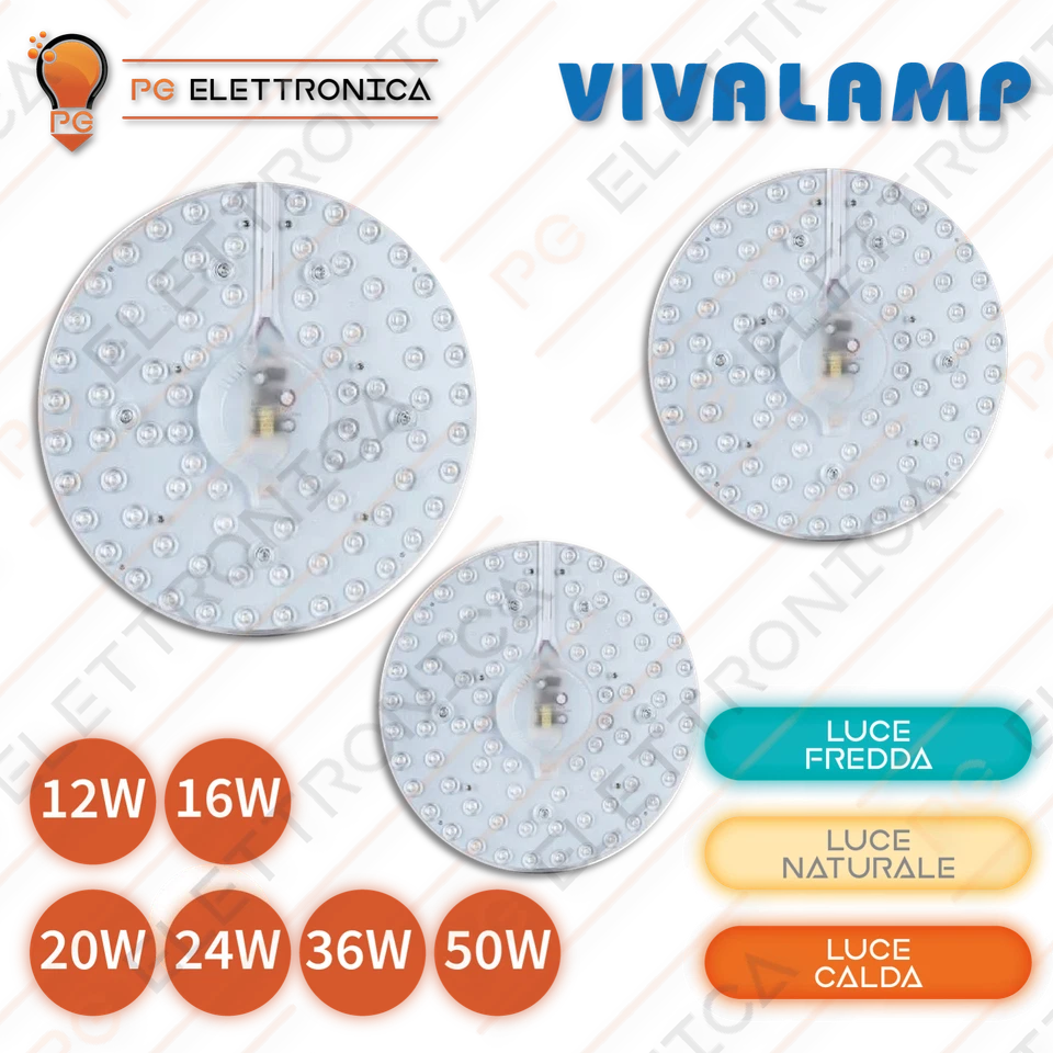 Circolina LED con calamita 12 20 24 36 50 sostituisce il classico NEON CIRCOLARE - Immagine 1 di 1