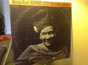 VICTORIA SPIVEY -Woman Blues~ BLUESVILLE 1054 {orig} wLonnie Johnson - VERY RARE - Picture 1 of 4