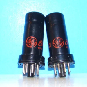 6AG7 GE radio audio metal vacuum 2 tubes valves vintage electron tested VT-247 - Picture 1 of 3