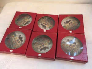 NIB Lot of 6 GOEBEL ARTIS ORBIS China Coasters/Small Plates Monet w/ Stands - Picture 1 of 5