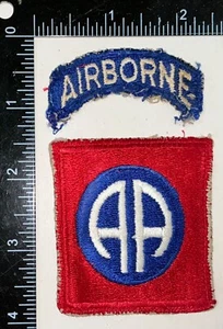 Post WWII Cold War US Army 82nd Airborne Division Patch & Detached A/B Arc Tab - Picture 1 of 2