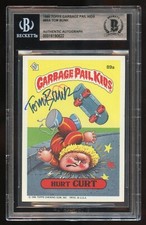 Tom Bunk #89A signed autograph auto 1986 Topps Card Garbage Pail Kids BAS Slab
