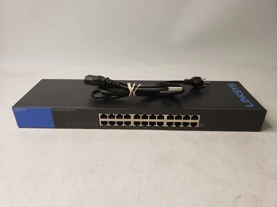 Linksys SE3024 24 Port Gigabit Ethernet Switch - Image 1 of 4