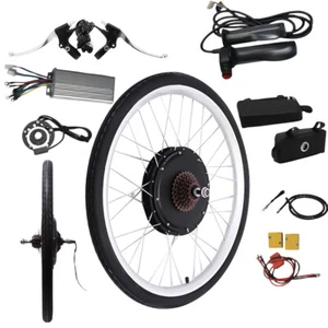 Kit trasformazione bici elettrica 26" motore posteriore ebike kit conversione ruota posteriore 1KW 48V - Foto 1 di 11