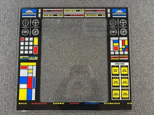 Midway Gorf Arcade Video Game Monitor Bezel GLASS ORIGINAL - Picture 1 of 12