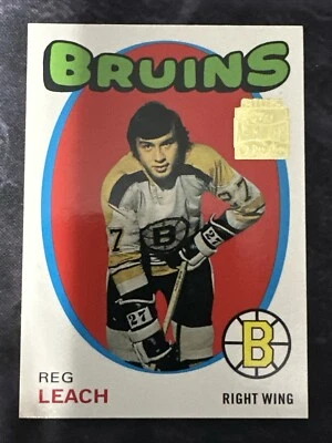 2001-02 Topps Archives Reprints 43 Reggie Leach Boston Bruins - Image 1 of 2