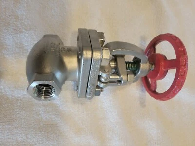 Warren Globe Valve 1/2" NPT 2156-t - Image 1 of 2