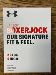 Under Armour BoxerJock UA Tech Pair Mens Underwear Boxer Briefs sz M - Picture 1 of 5