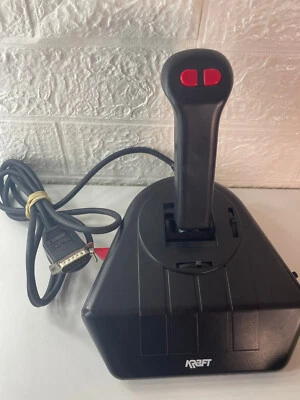 Vintage Kraft Systems Thunderstick Gaming Joystick PC Video Game Control 15 Pin - Image 1 of 4
