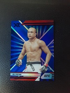 2022 Panini Chronicles XR UFC BJ PENN   Blue Parallel 94/99 HOF'ER 