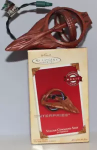 STAR TREK ENTERPRISE VULCAN COMMAND BARCO SELLO ADORNO DE RECUERDO EN CAJA FUNCIONA - Imagen 1 de 7