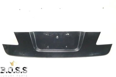 BMW F01 F02 TAPA MALETERO TRASERO PLACA MOLDURA MOLDURA CUBIERTA PANEL NEGRO Foto 1 de 4