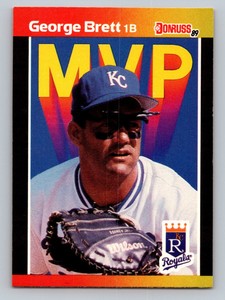 1989 Donruss #BC-7 George Brett   Kansas City Royals Bonus MVP's